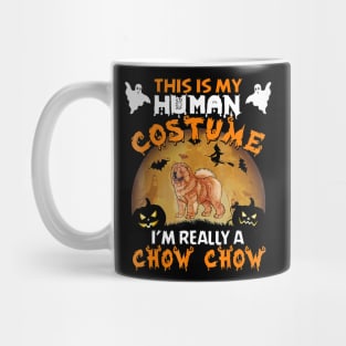 Chow Chow Halloween This Is My Costume Mug